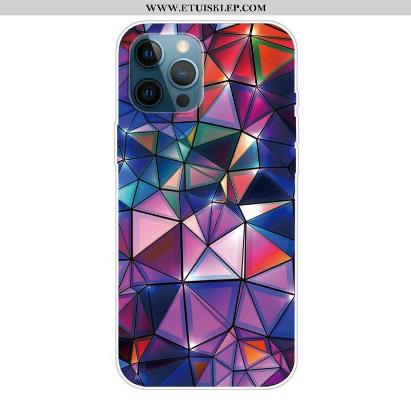 Etui do iPhone 13 Pro Max Elastyczna Geometria